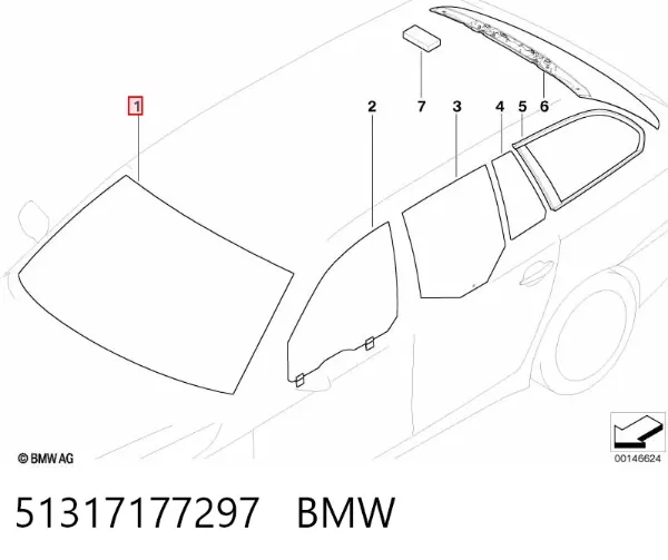 Лобове скло AB11115A Pilkington