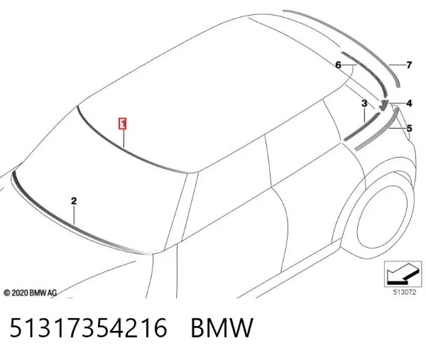  51317354216 BMW