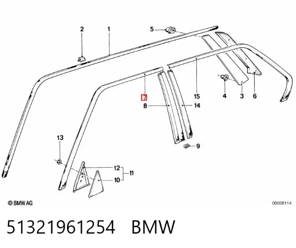  51321961254 BMW