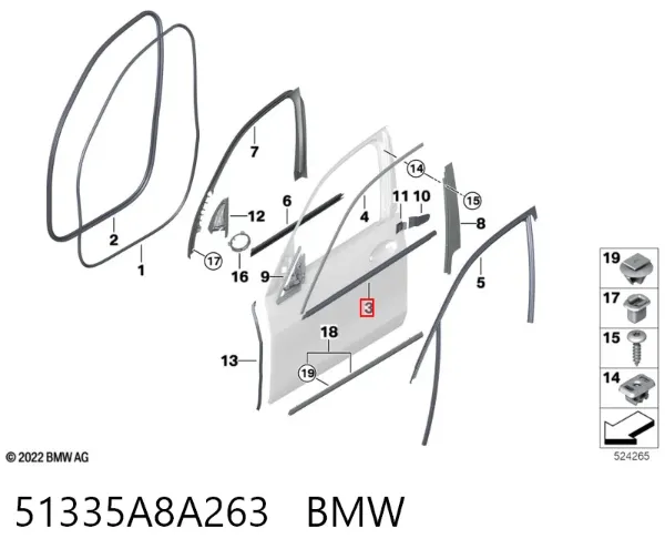  51335A8A263 BMW
