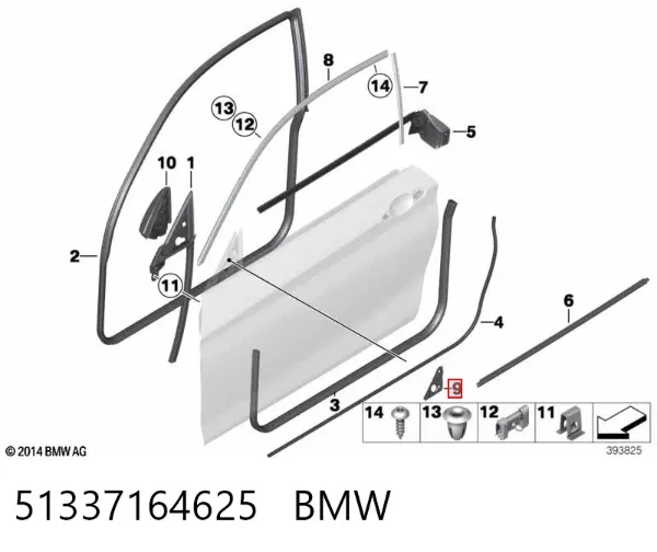  51337164625 BMW