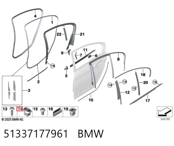  51337177961 BMW