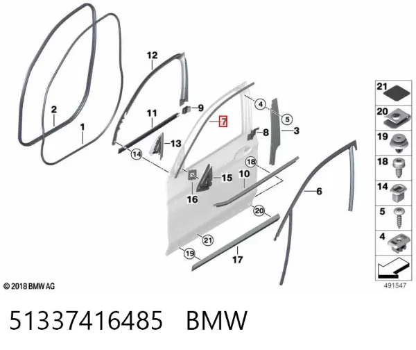  51337416485 BMW