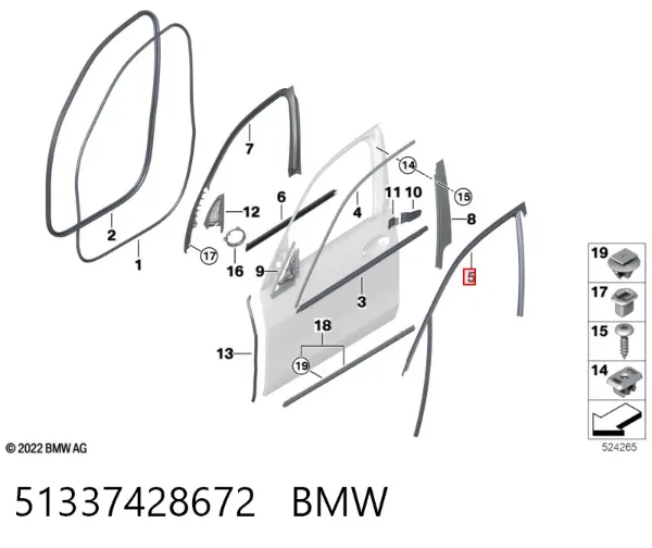  51337428672 BMW