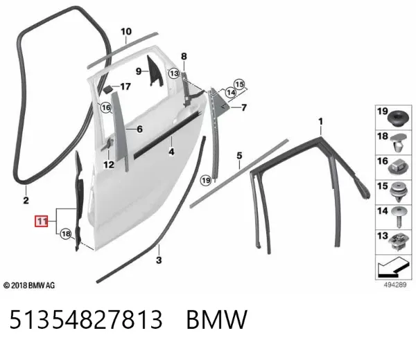  51354827813 BMW