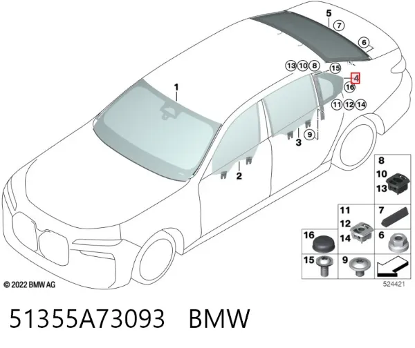  51355A73093 BMW
