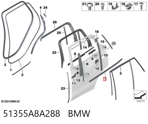  51355A8A288 BMW