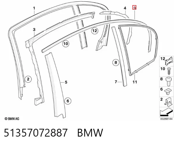  51357072887 BMW