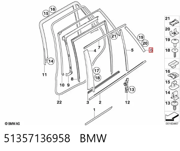  51357136958 BMW