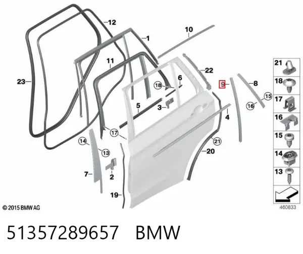  51357289657 BMW