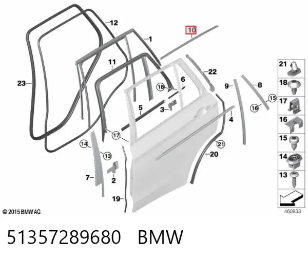  51357289680 BMW