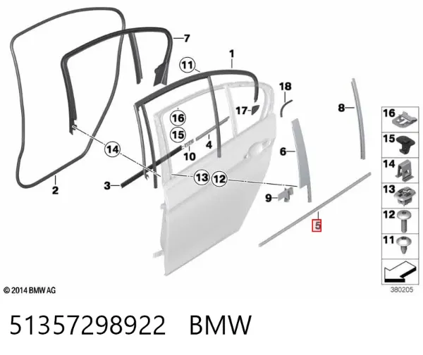  51357298922 BMW
