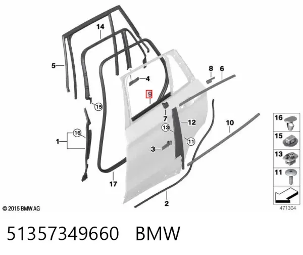  51357349660 BMW