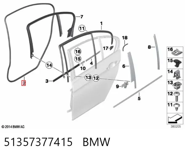  51357377415 BMW