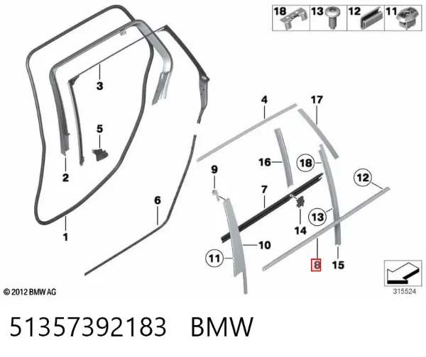  51357392183 BMW
