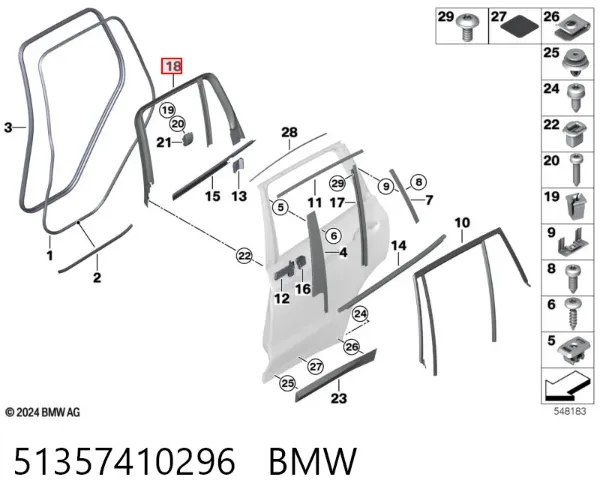  51357410296 BMW