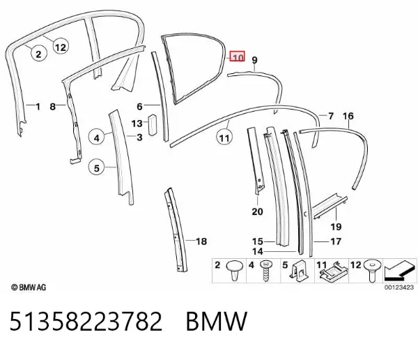  51358223782 BMW