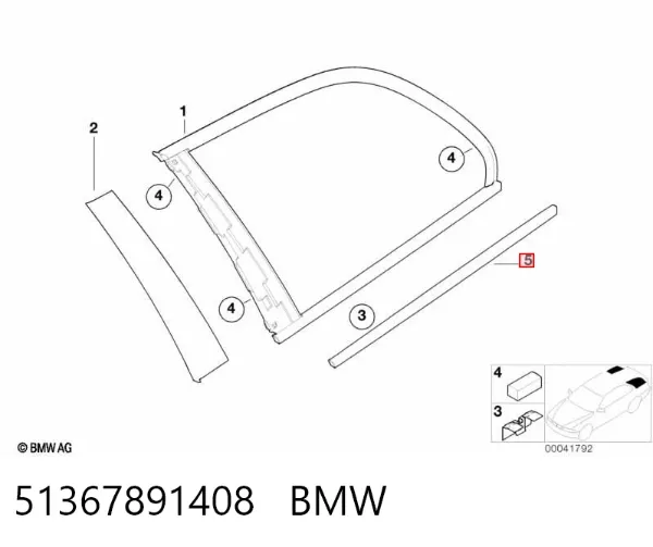  51367891408 BMW