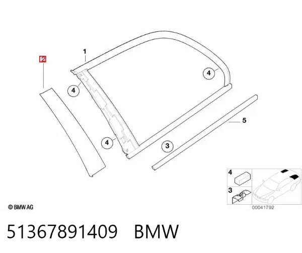  51367891409 BMW