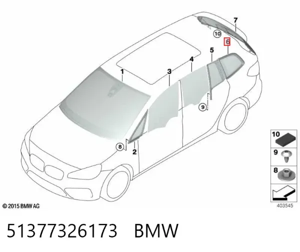  51377326173 BMW