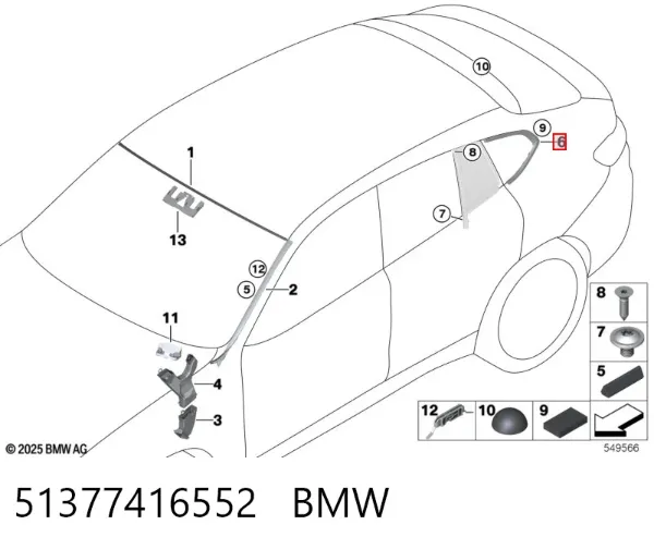  51377416552 BMW
