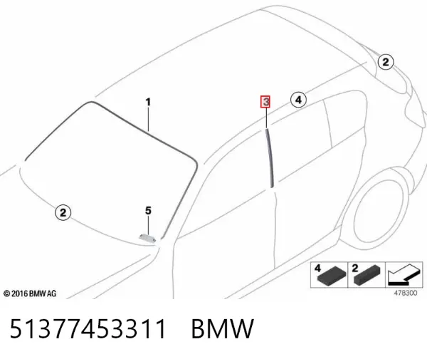  51377453311 BMW