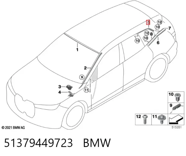  51379449723 BMW