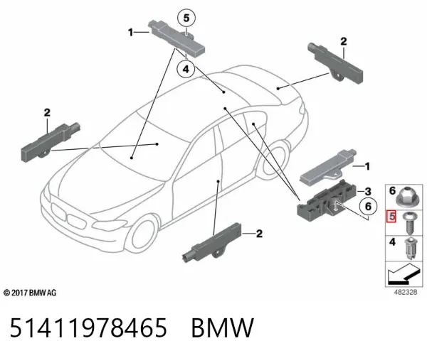  51411978465 BMW