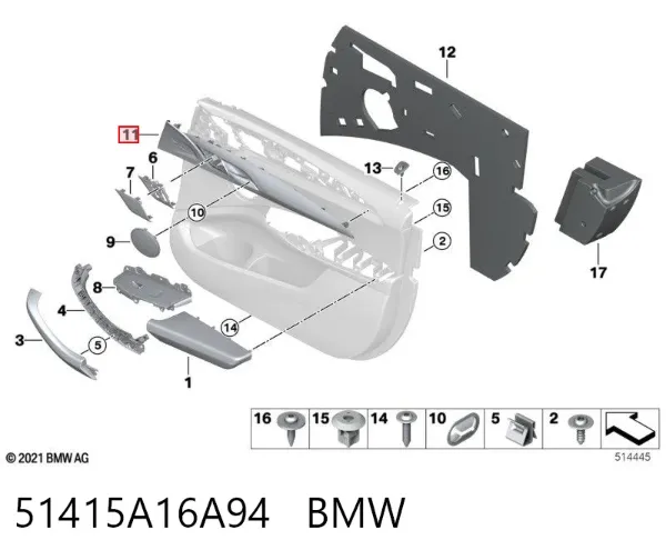  51415A16A94 BMW