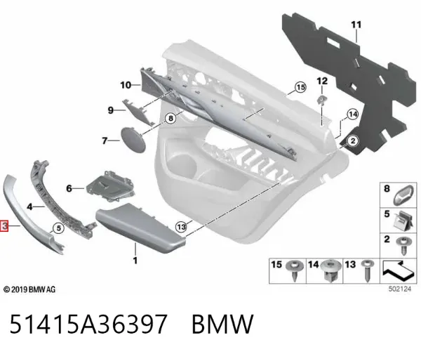  51415A36397 BMW