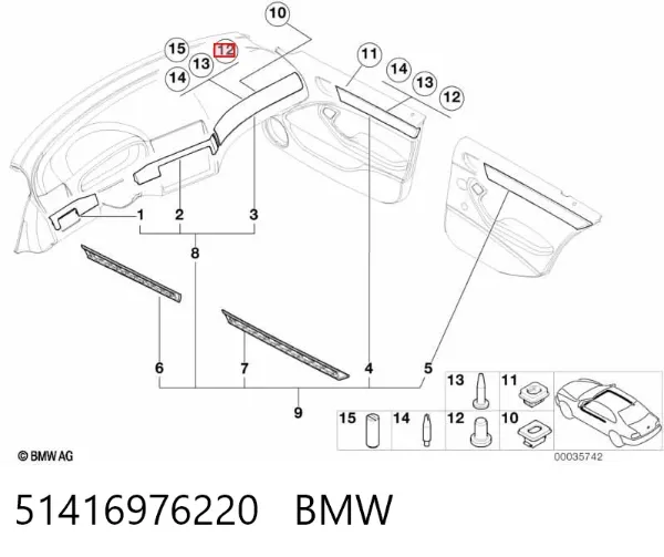  51416976220 BMW
