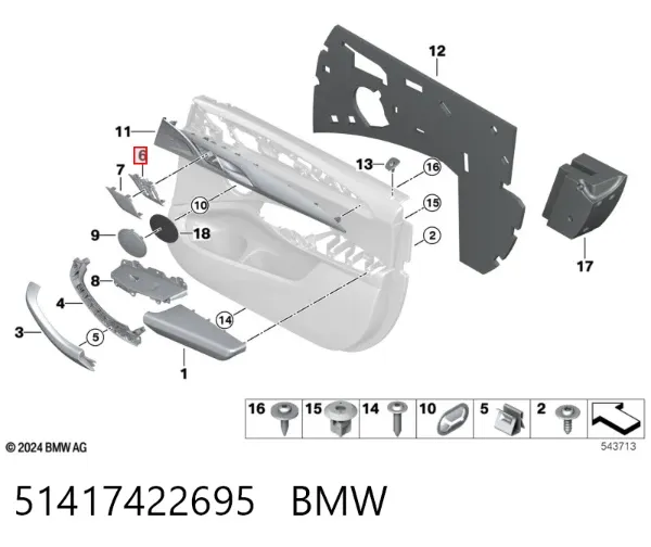  51417422695 BMW