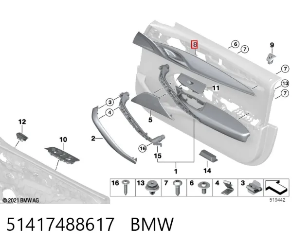  51417488617 BMW
