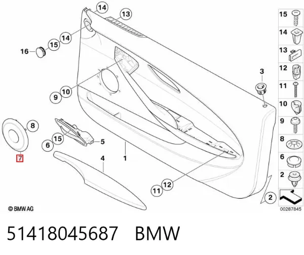  51418045687 BMW
