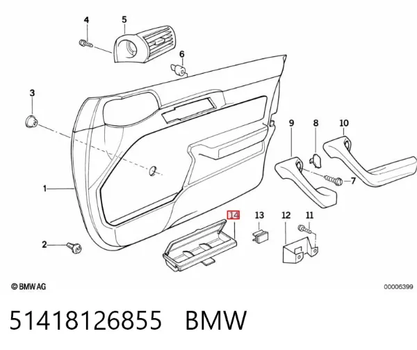  51418126855 BMW