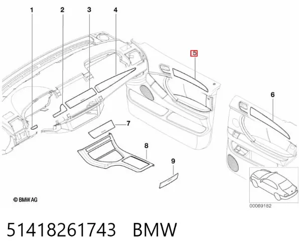  51418261743 BMW