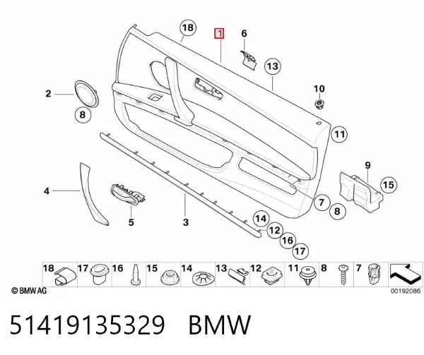  51419135329 BMW
