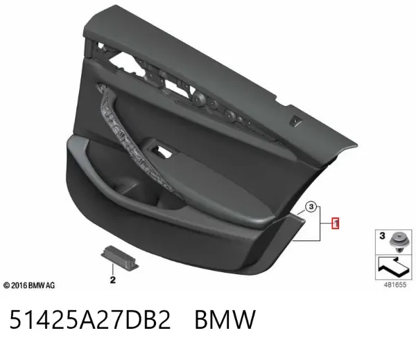  51425A27DB2 BMW
