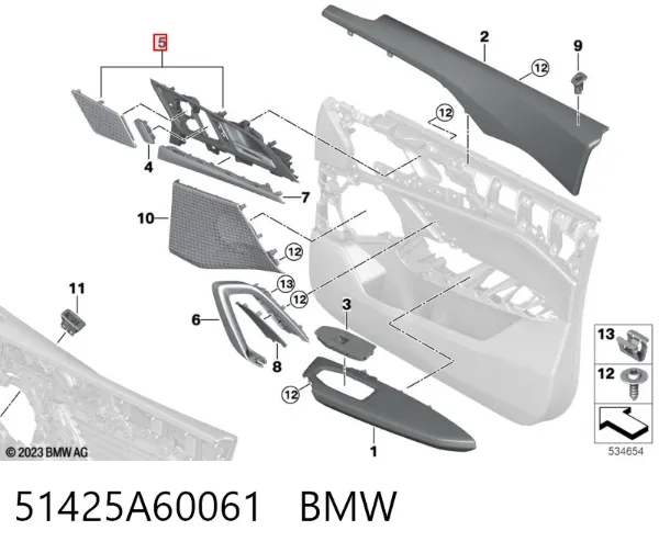  51425A60061 BMW