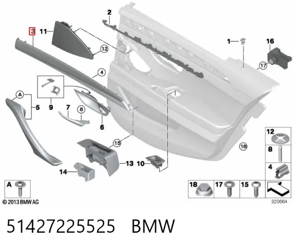  51427225525 BMW