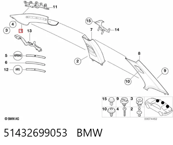  51432699053 BMW