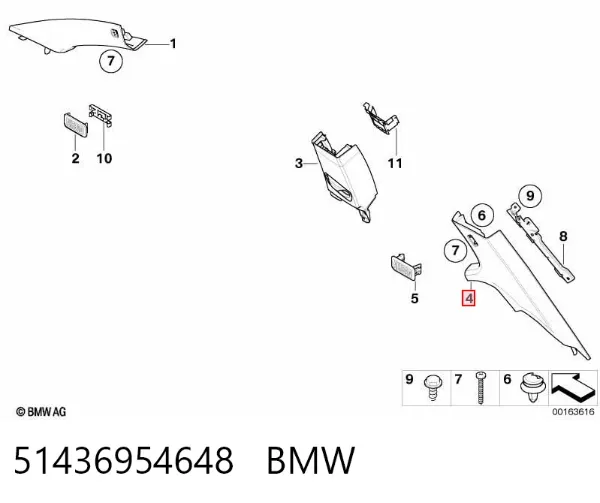 51436954648 BMW