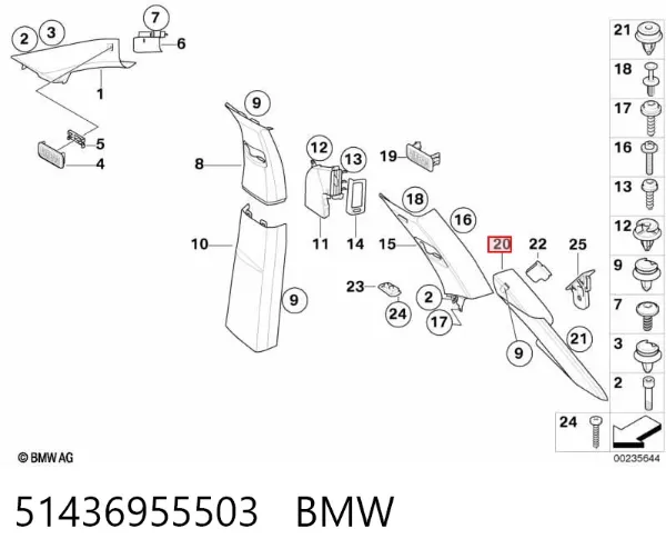  51436955503 BMW