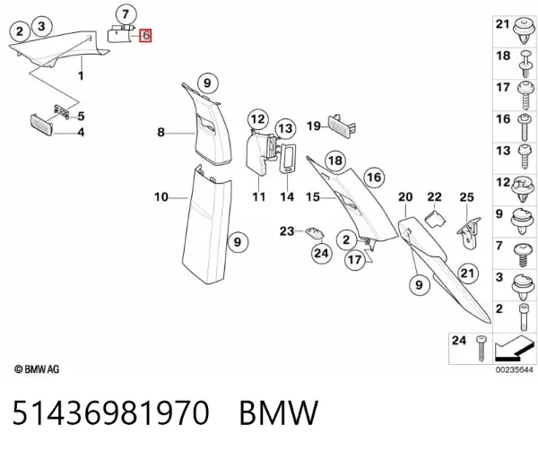  51436981970 BMW