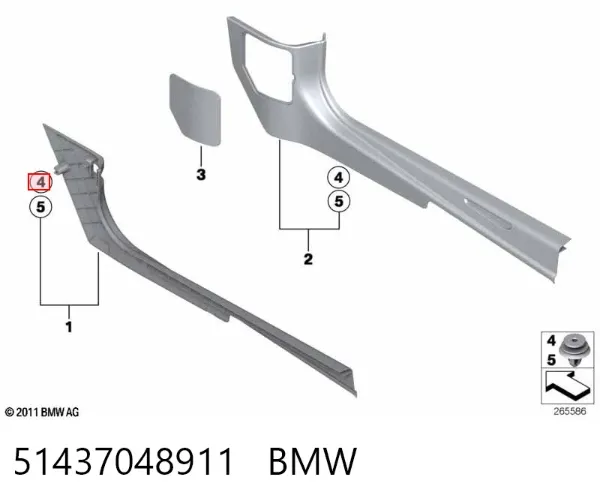  51437048911 BMW