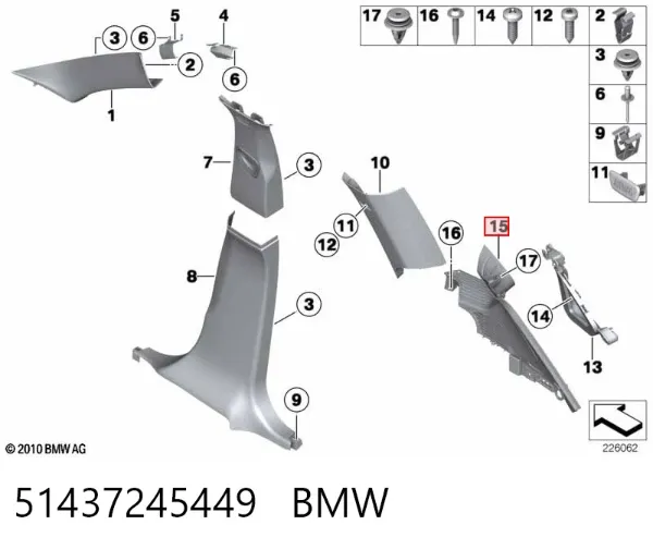  51437245449 BMW