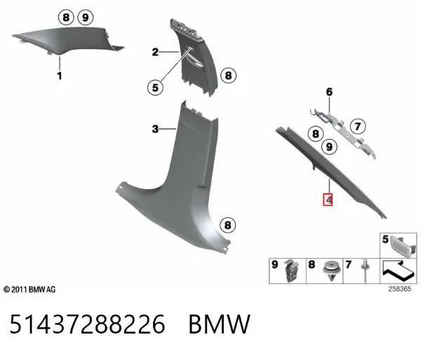  51437288226 BMW