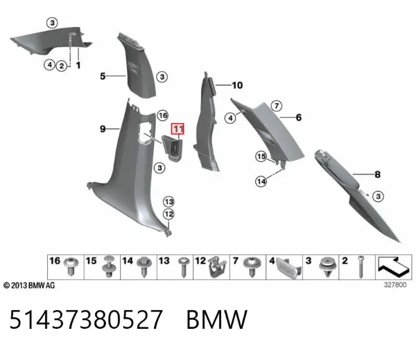  51437380527 BMW