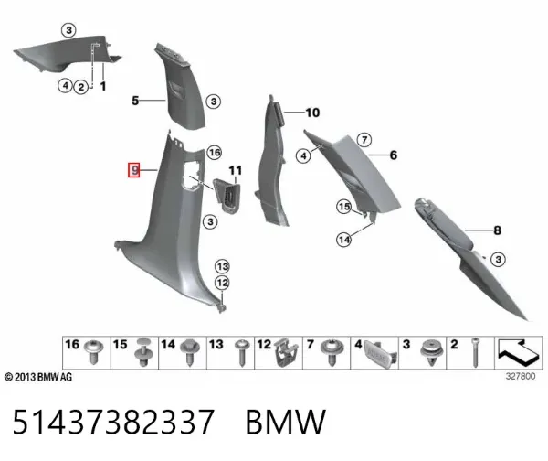  51437382337 BMW