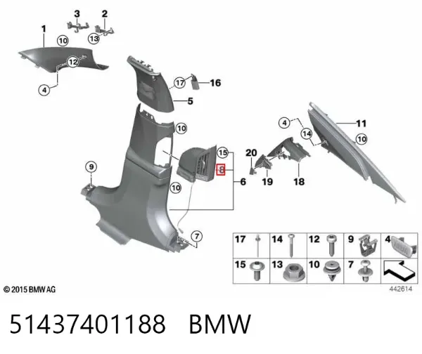  51437401188 BMW